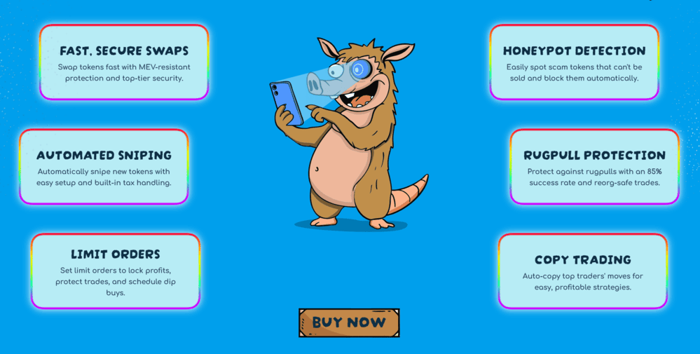 Snorter Bot features
