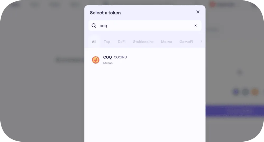 Third Step to buy Avalanche Meme Coin