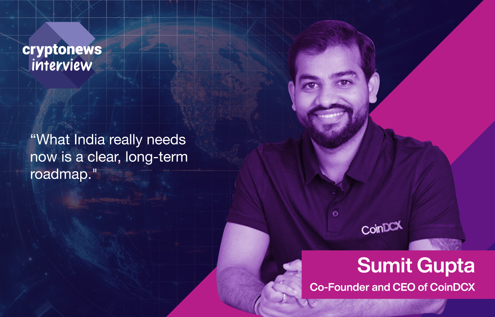 Sumit Gupta CoinDCX India interview