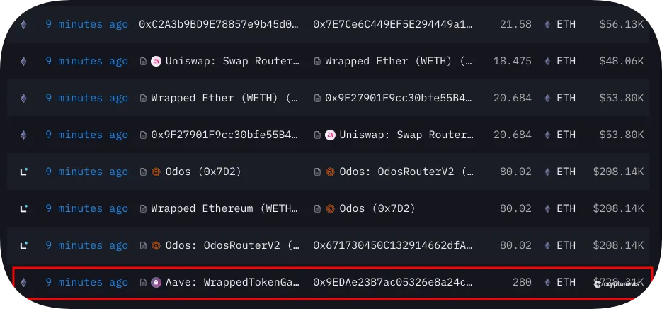 aave crypto whale