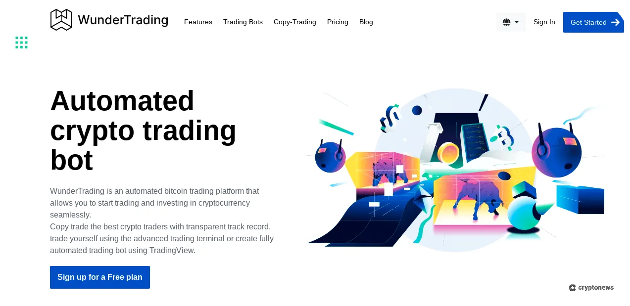 wundertrading homepage