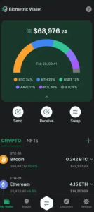 D'CENT App Dashboard