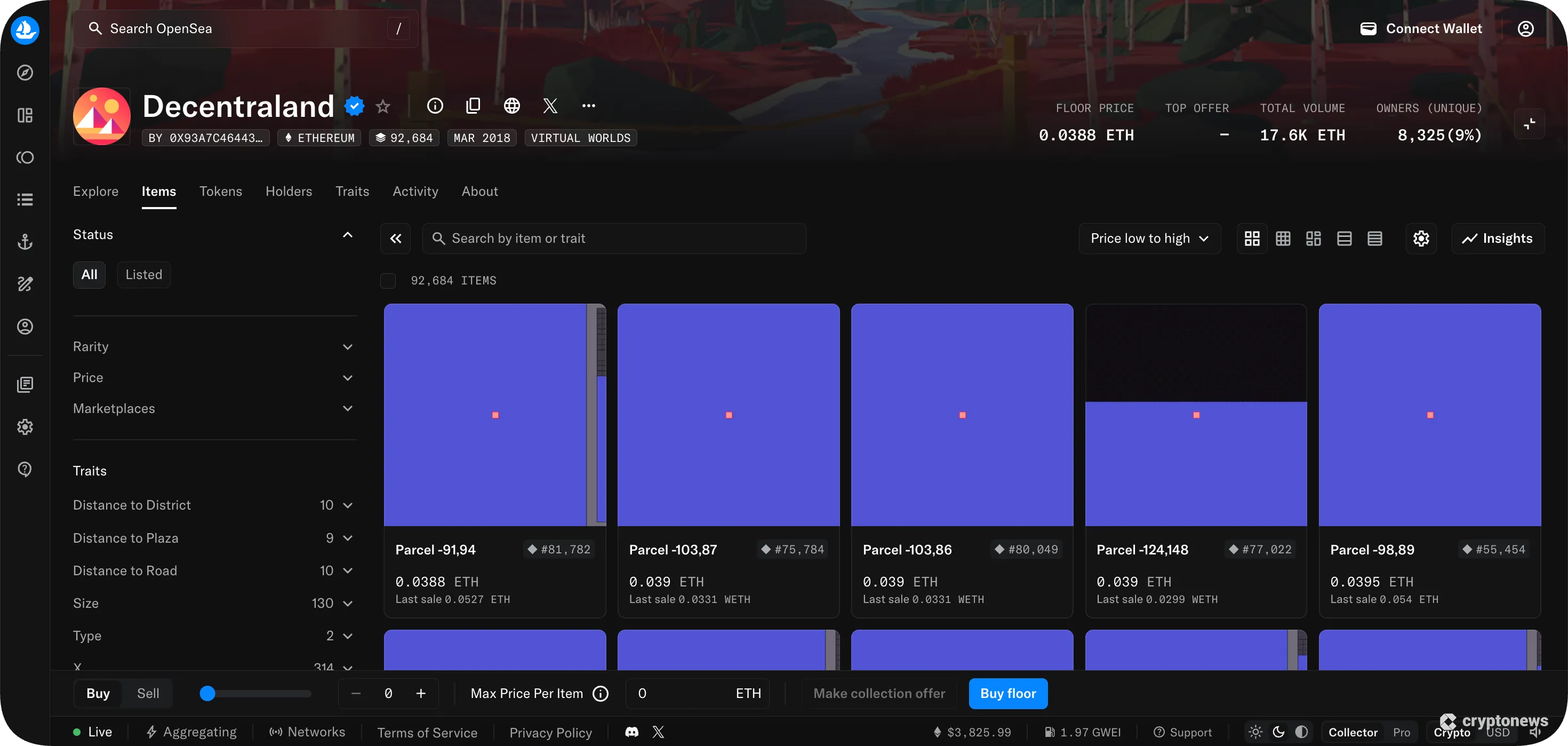 decentraland p2e