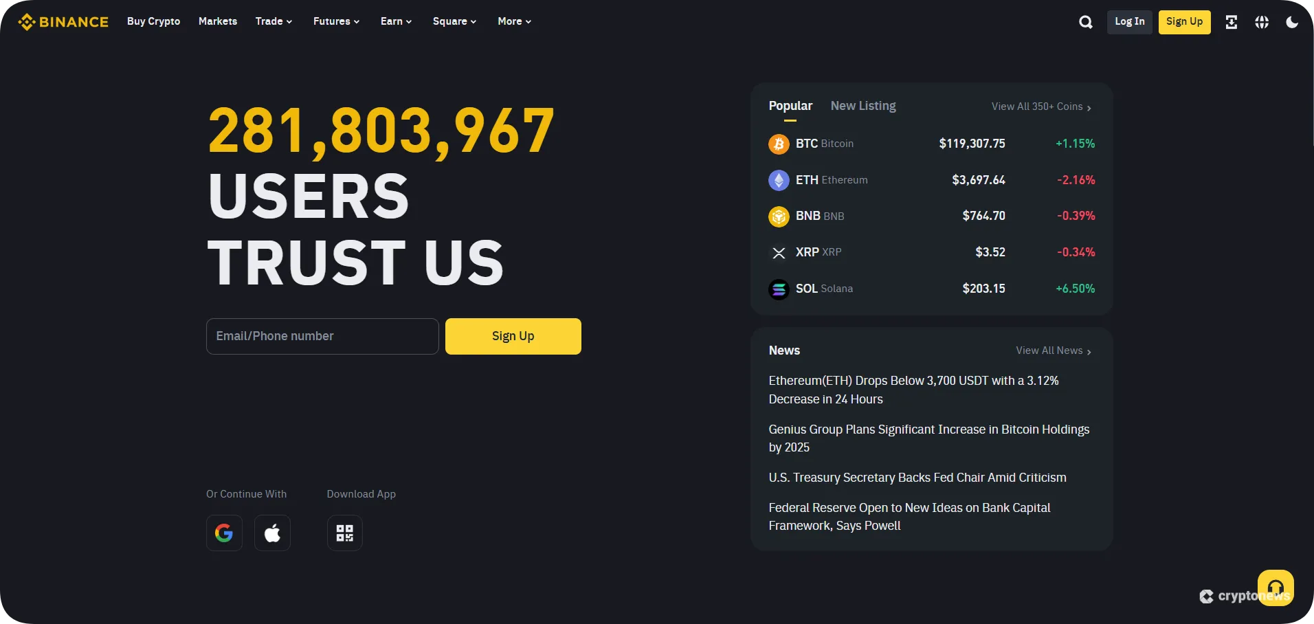 binance lowest fee crypto exchange in the us