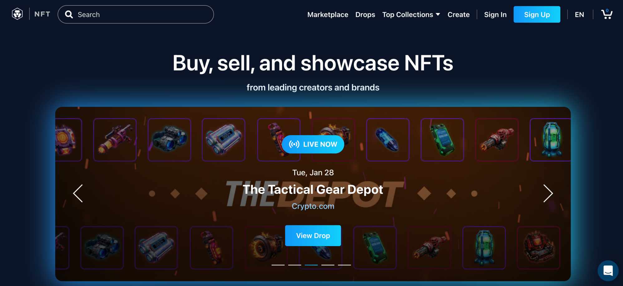 Crypto.com NFT marketplace