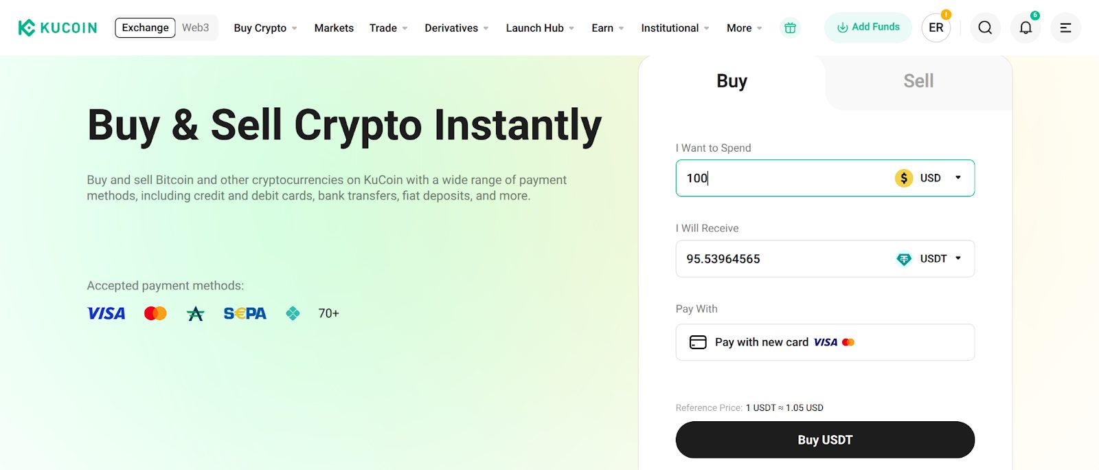 kucoin instant buy