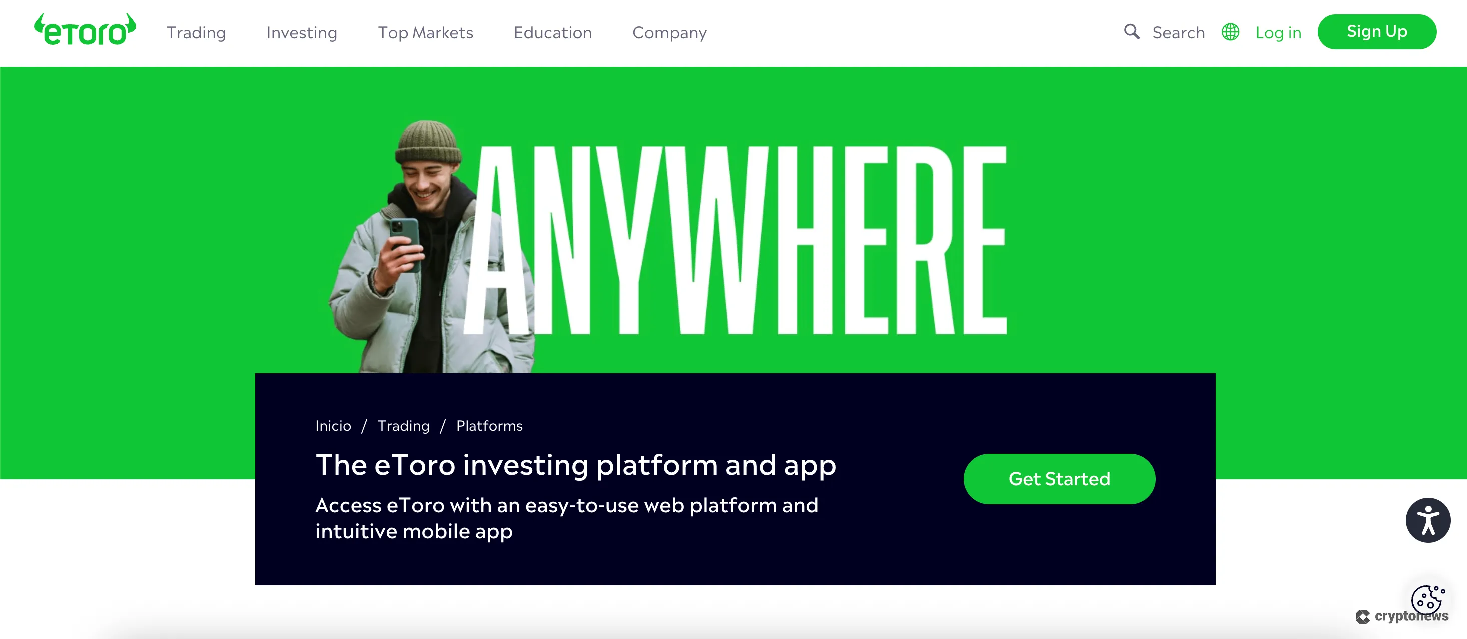 a good crypto exchange is etoro