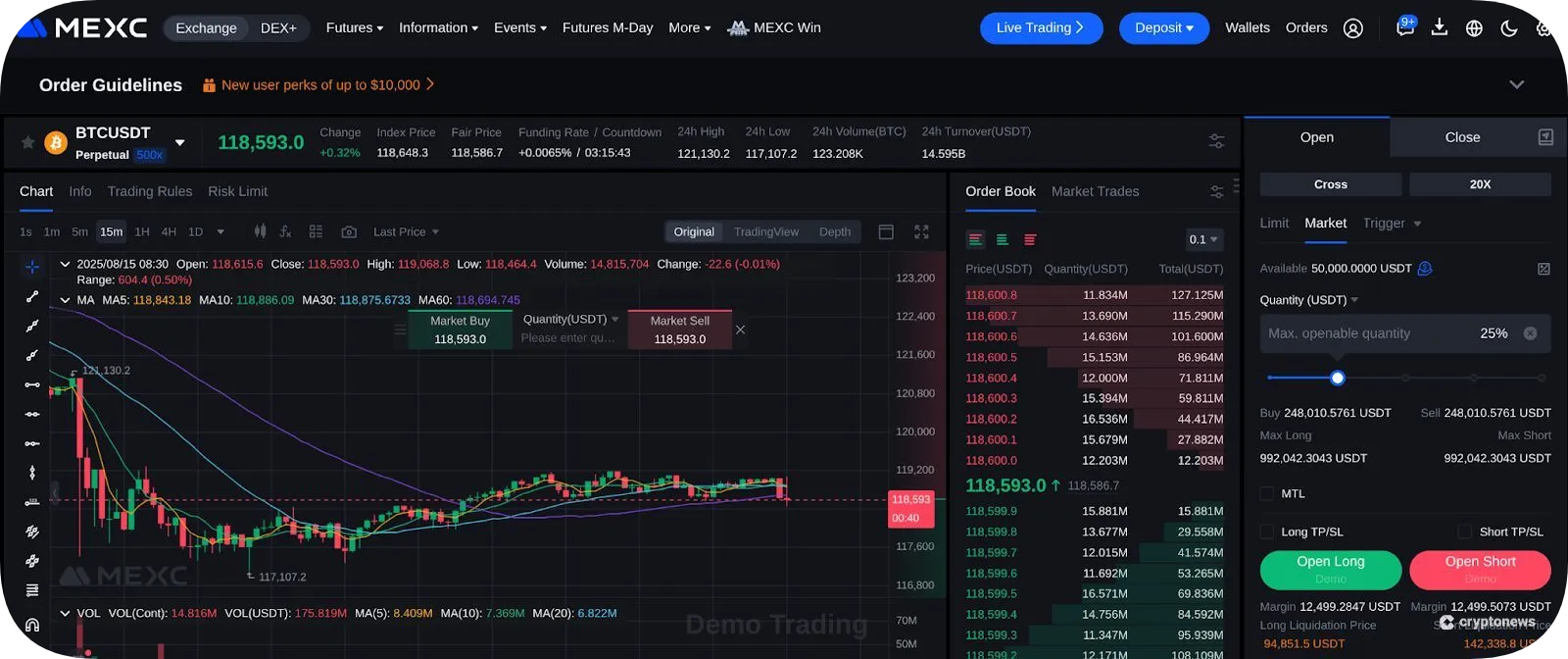 mexc leverage trading