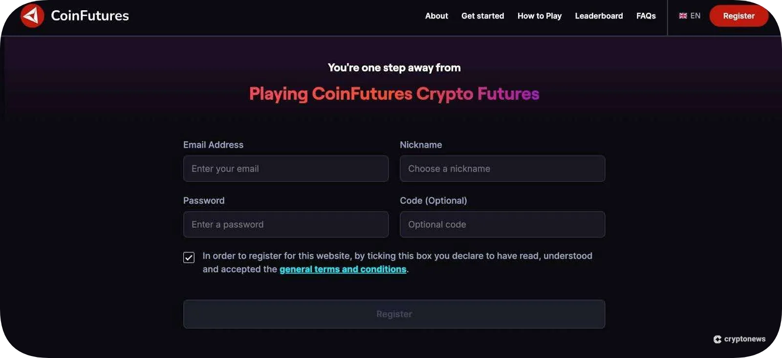 Register With CoinFutures and Download the Trading Interface to trade bitcoin futures 