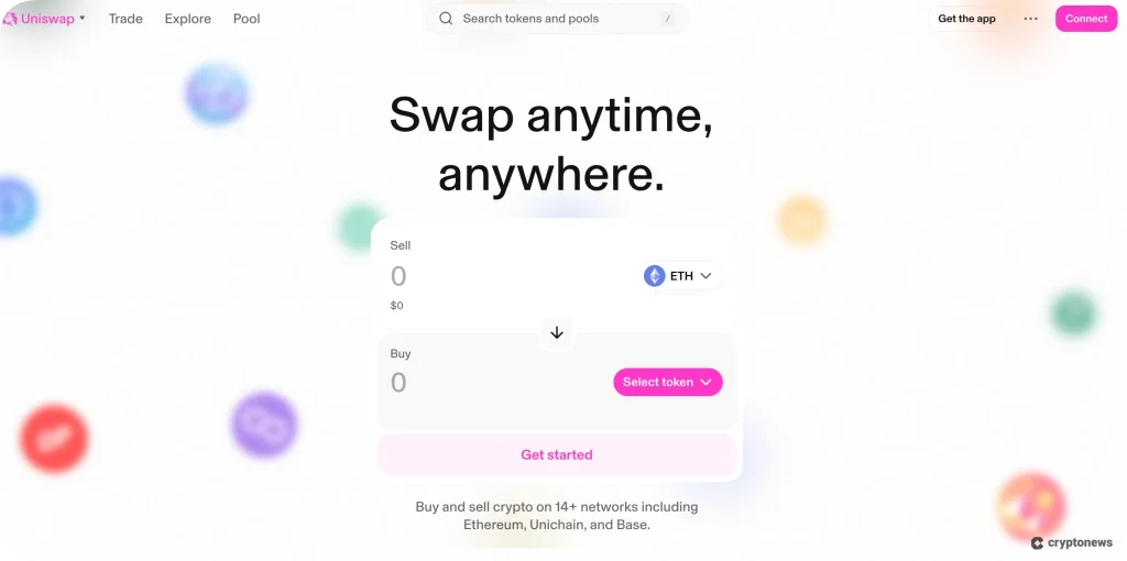 buying tokens on uniswap before they list on coinbase