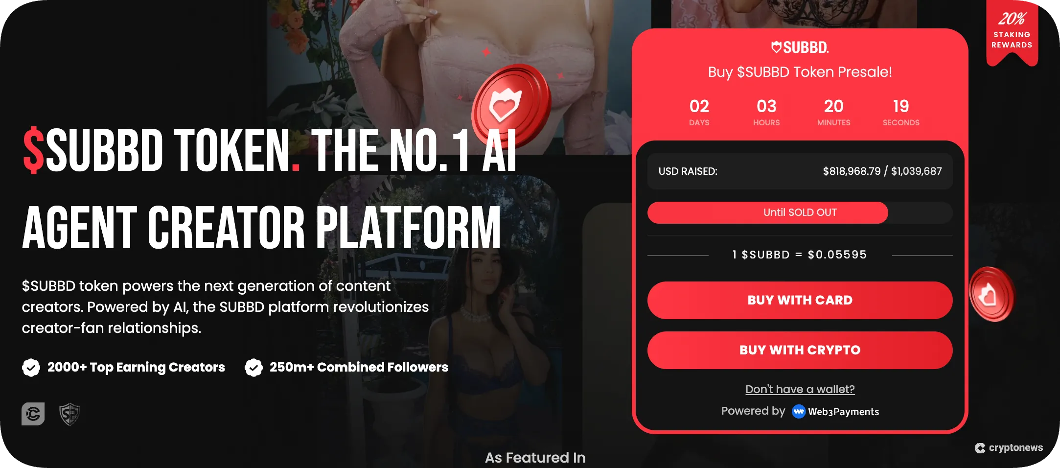 SUBBD is the Next Altseason Tokens to Buy Ahead of Time