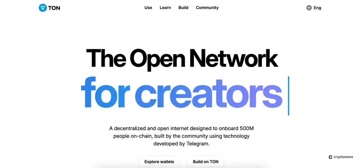 toncoin homepage