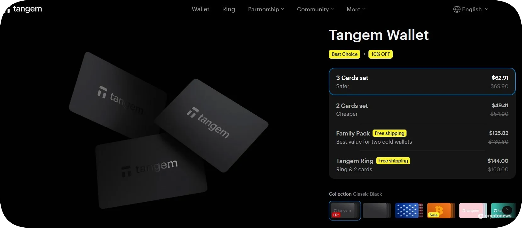 tangem is one of the top nft wallets