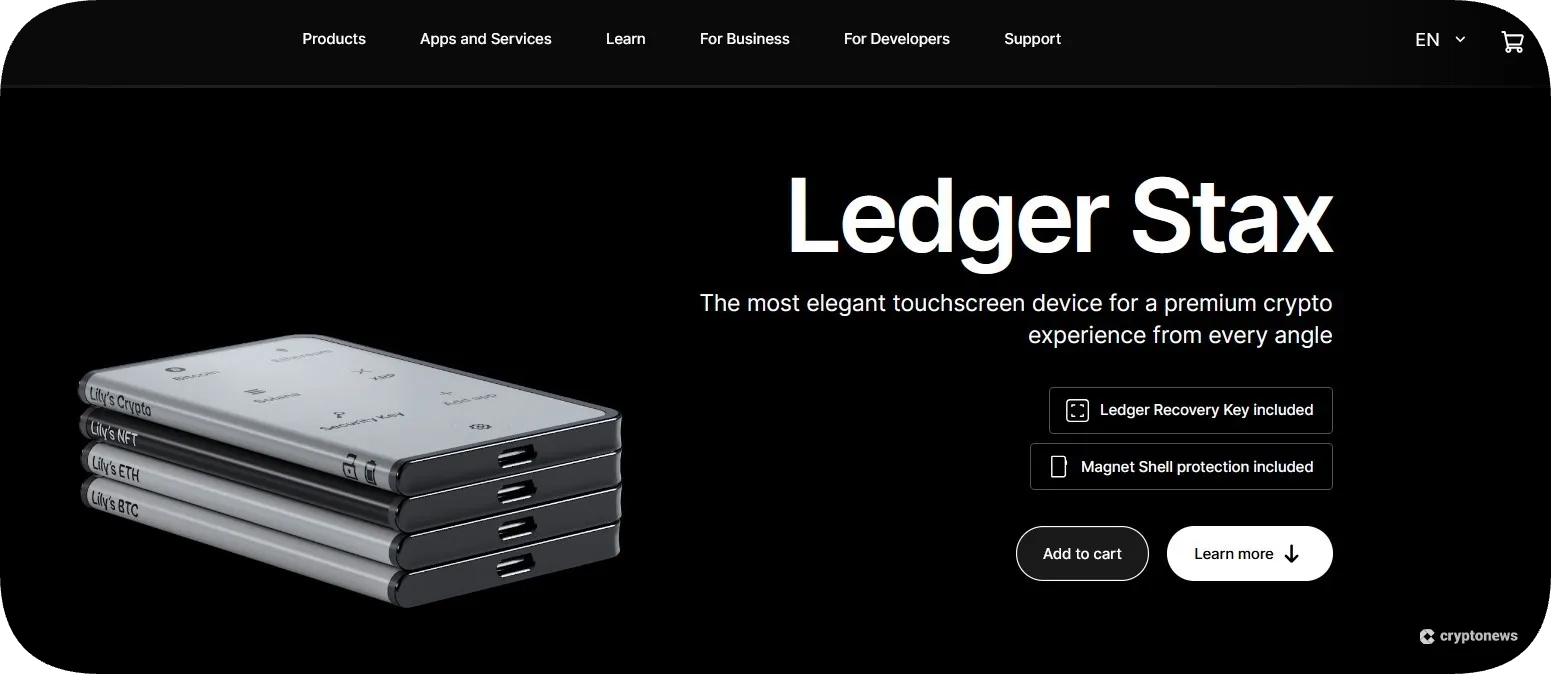 ledger stax is one of the top nft wallets