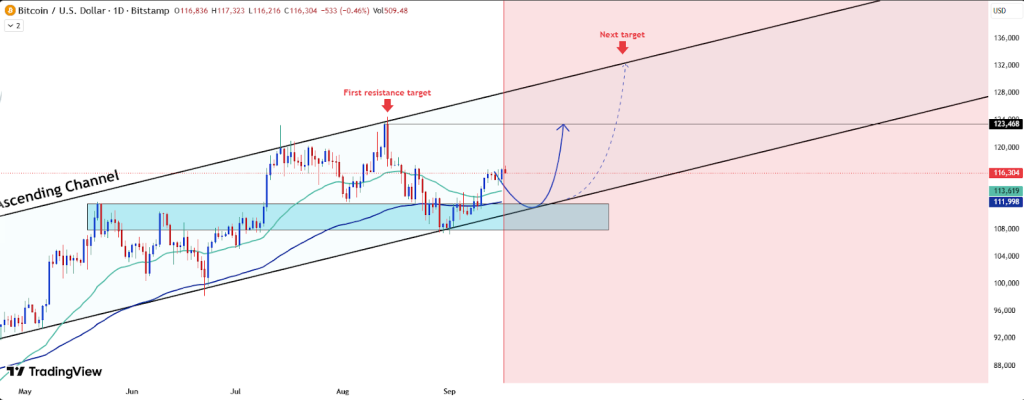 Bitcoin & Ethereum Inflows Hit 1-Year Low as Crypto Investors Brace for Fed Decision - BTC Eyes $120K