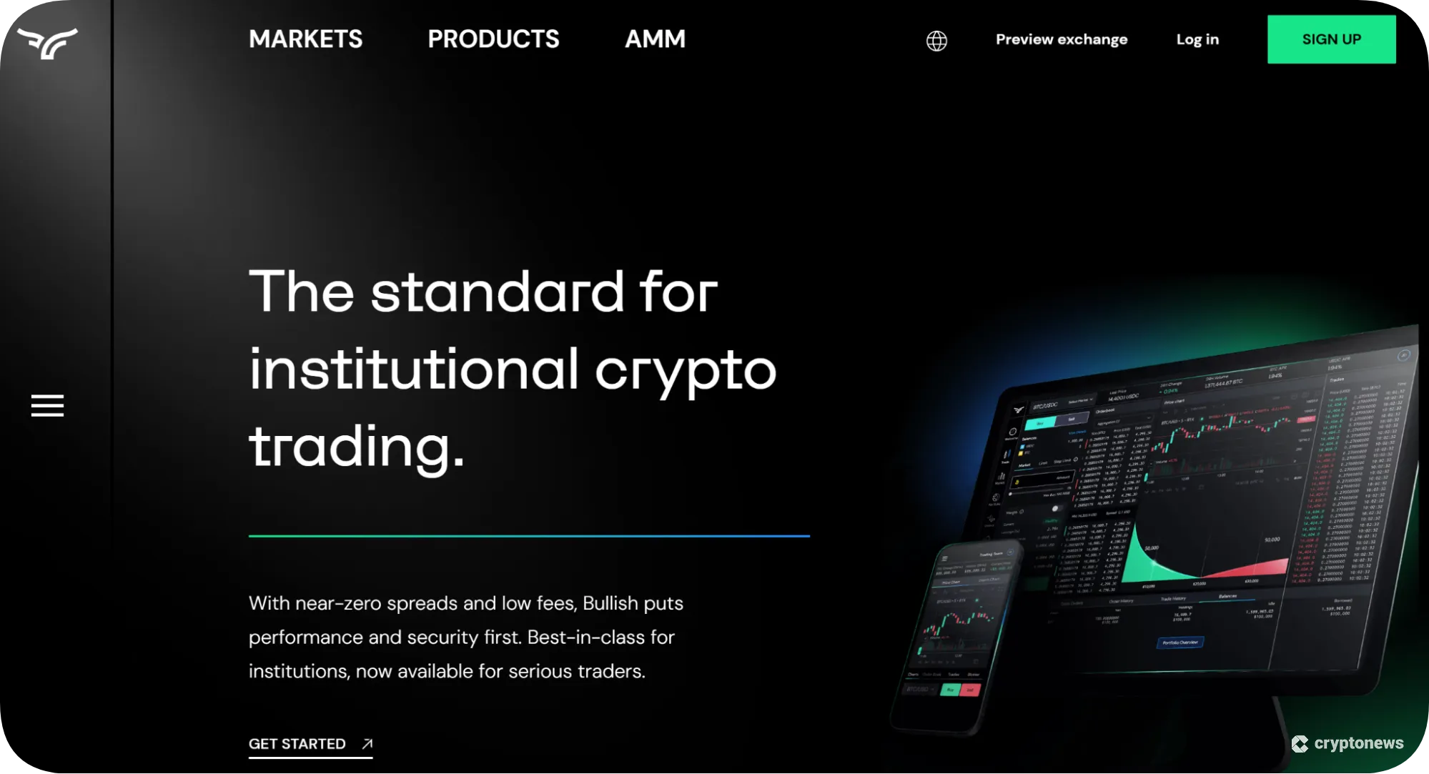 bullish exchange official website
