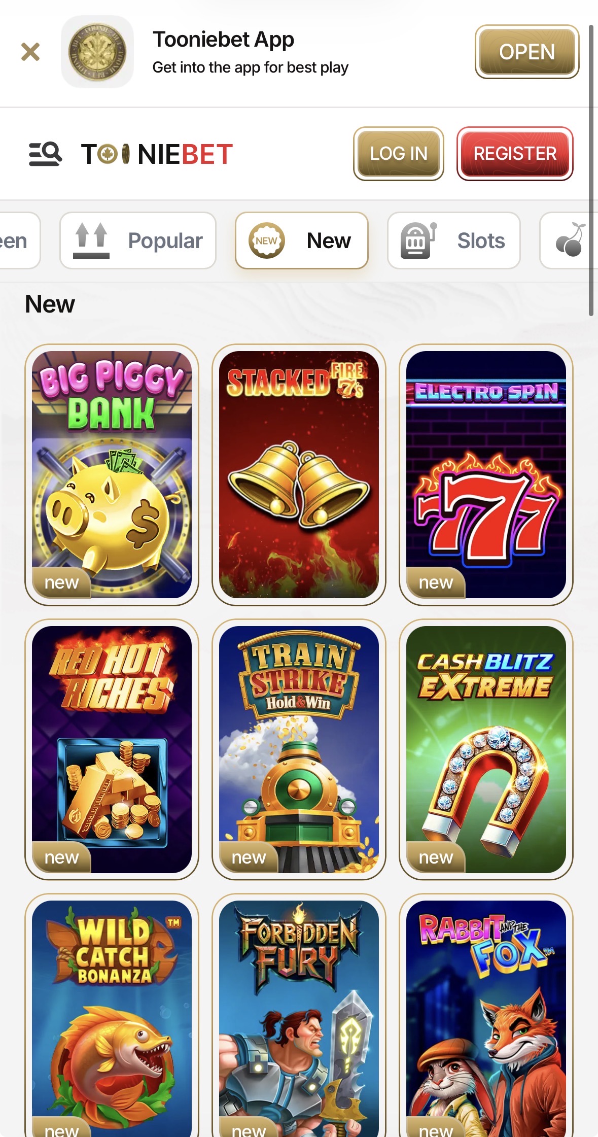 new games