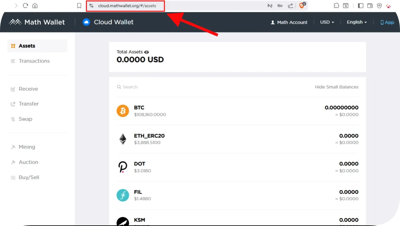 cloud wallet example