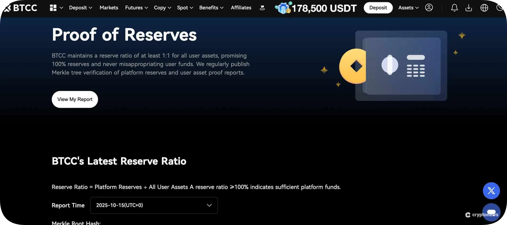 BTCC Proof of Reserves