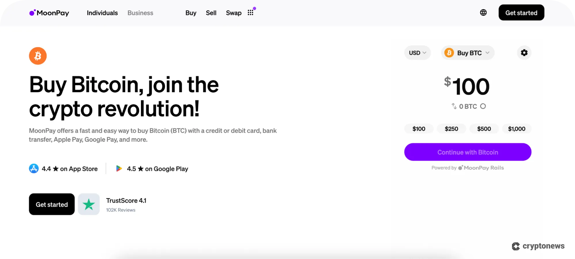 buy bitcoin onramp
