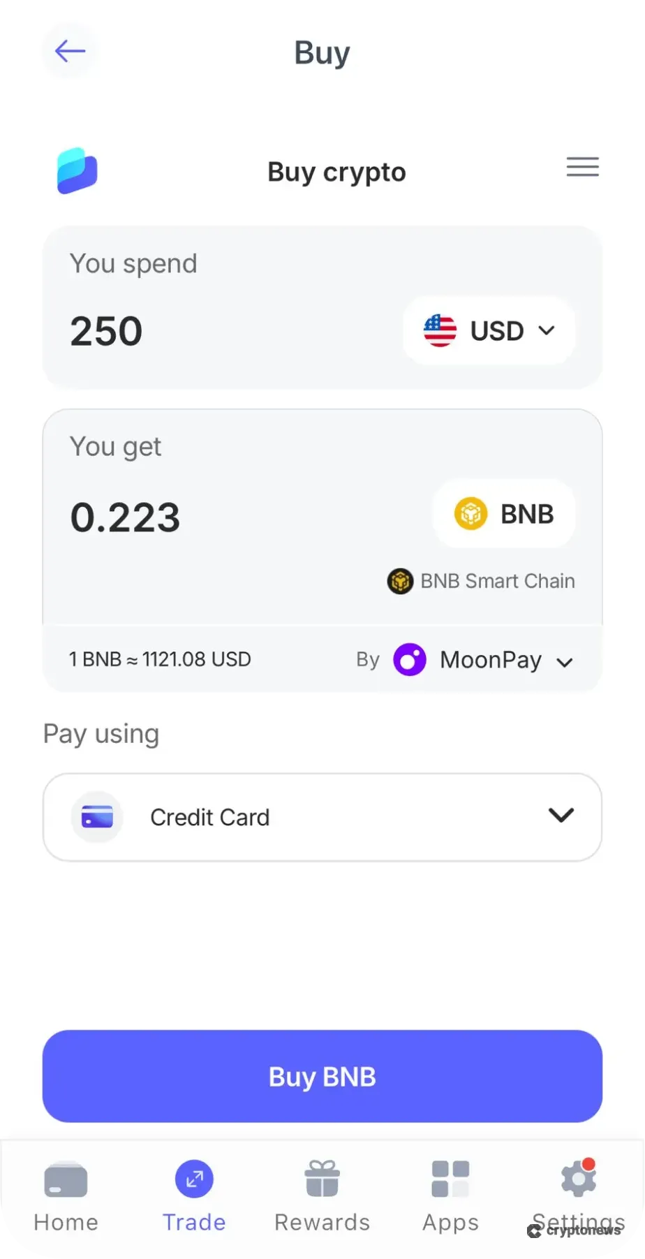 best wallet onramp