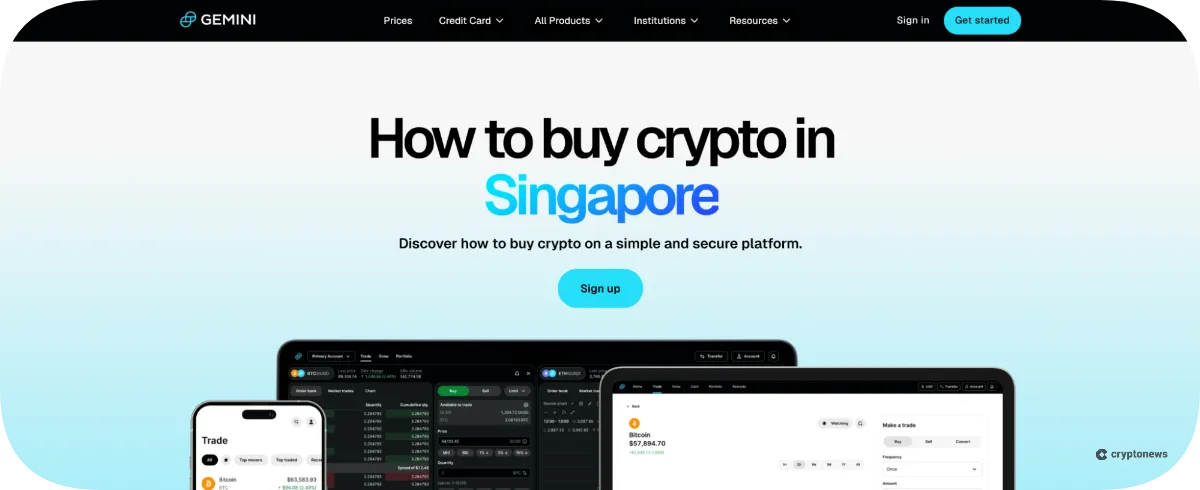 gemini homepage