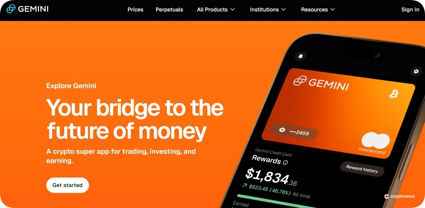 gemini, top fiat to crypto exchange for ACH deposits