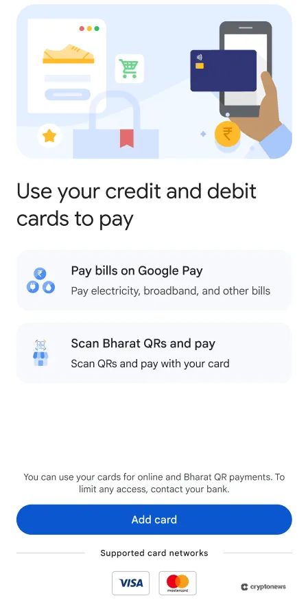 add prepaid card to google pay