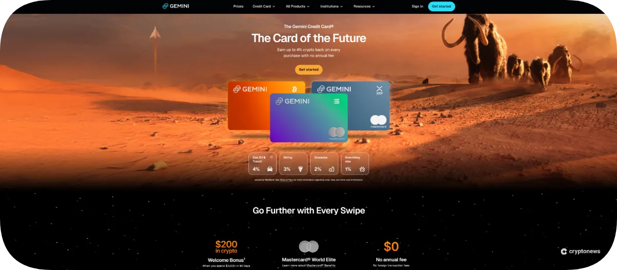 gemini homepage