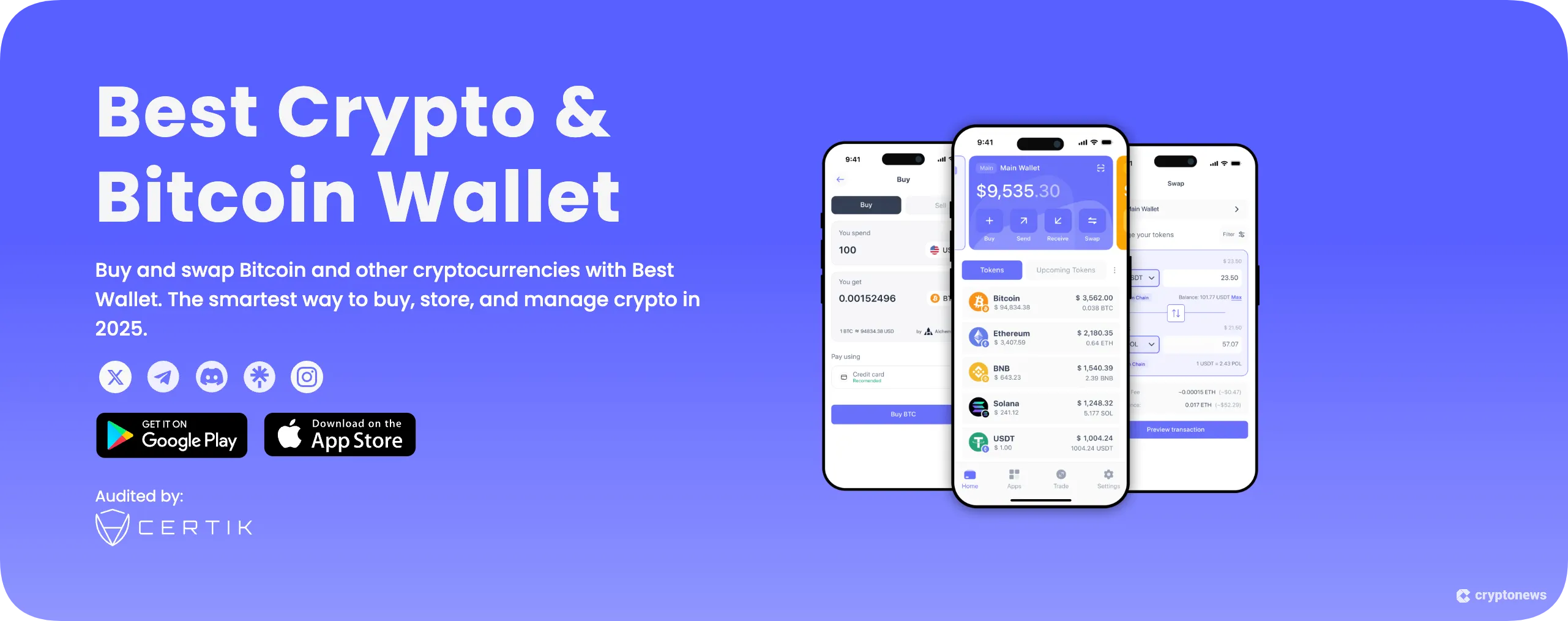 best wallet homepage