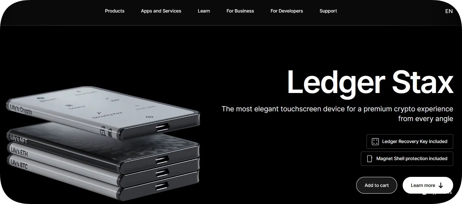 ledger stax
