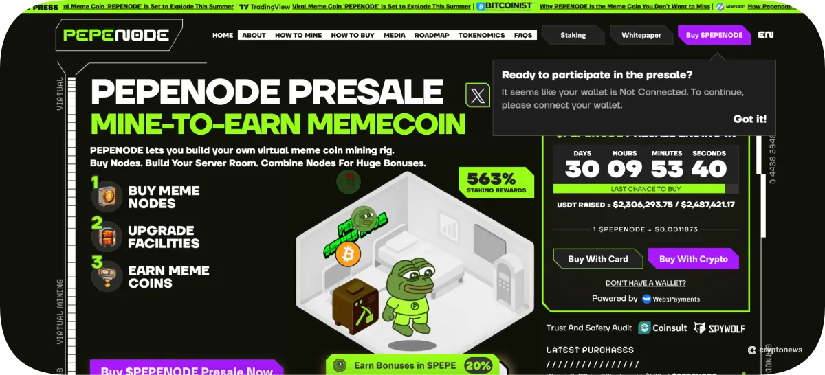 pepenode presale