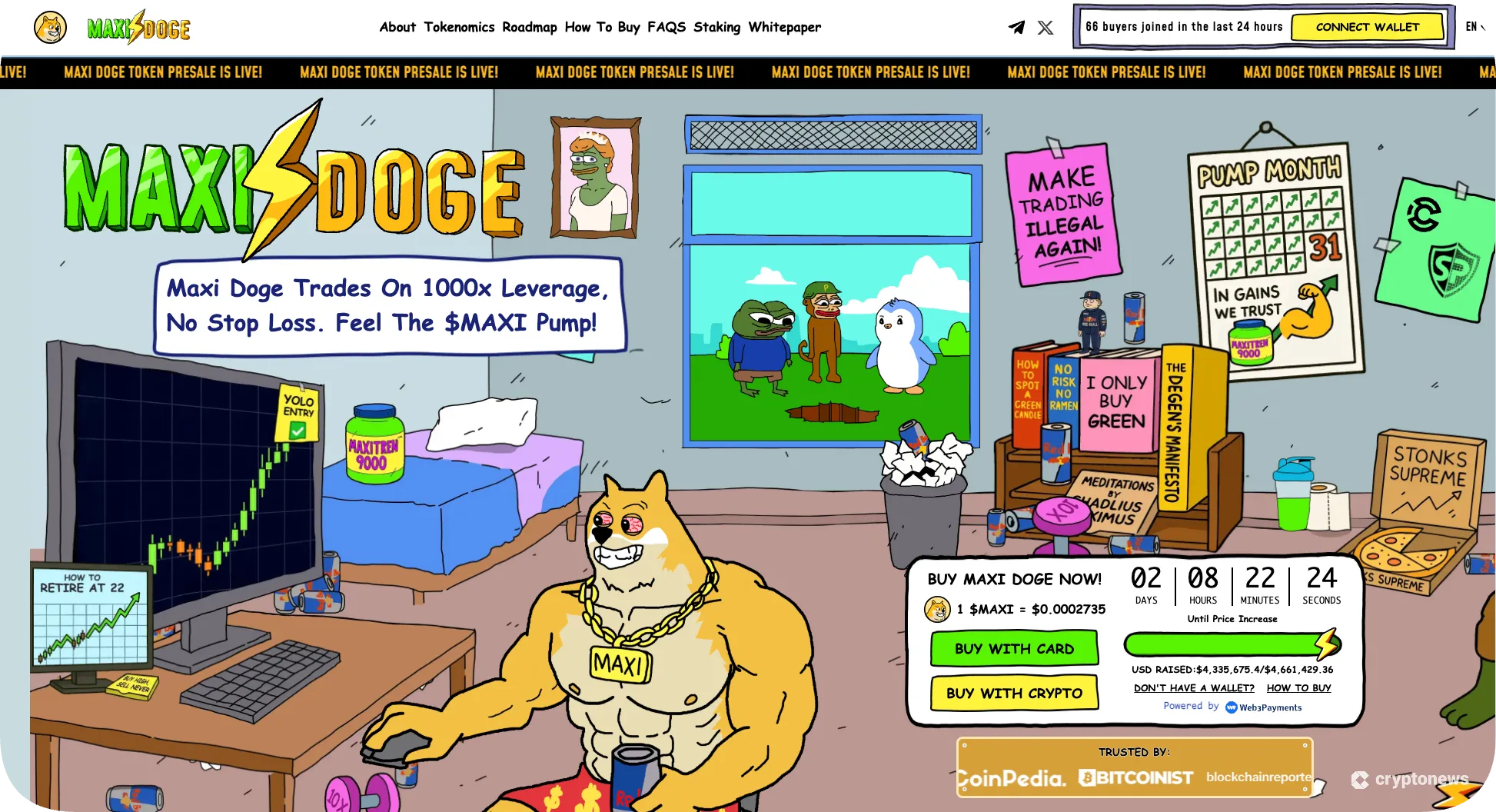 maxi doge is an upcoming uniswap listing