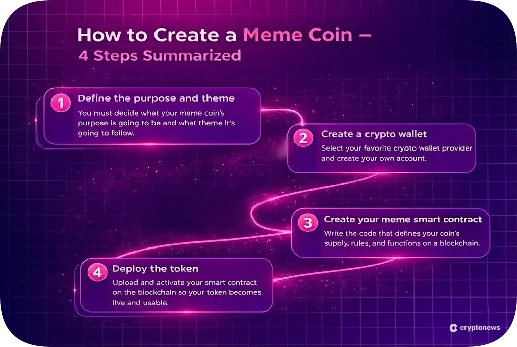 how to create meme coin infographic