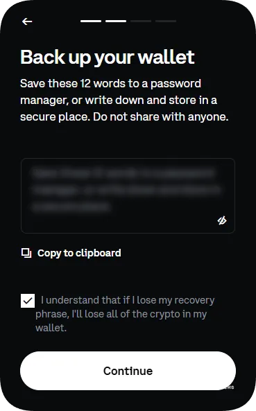 create and back up your nft wallet