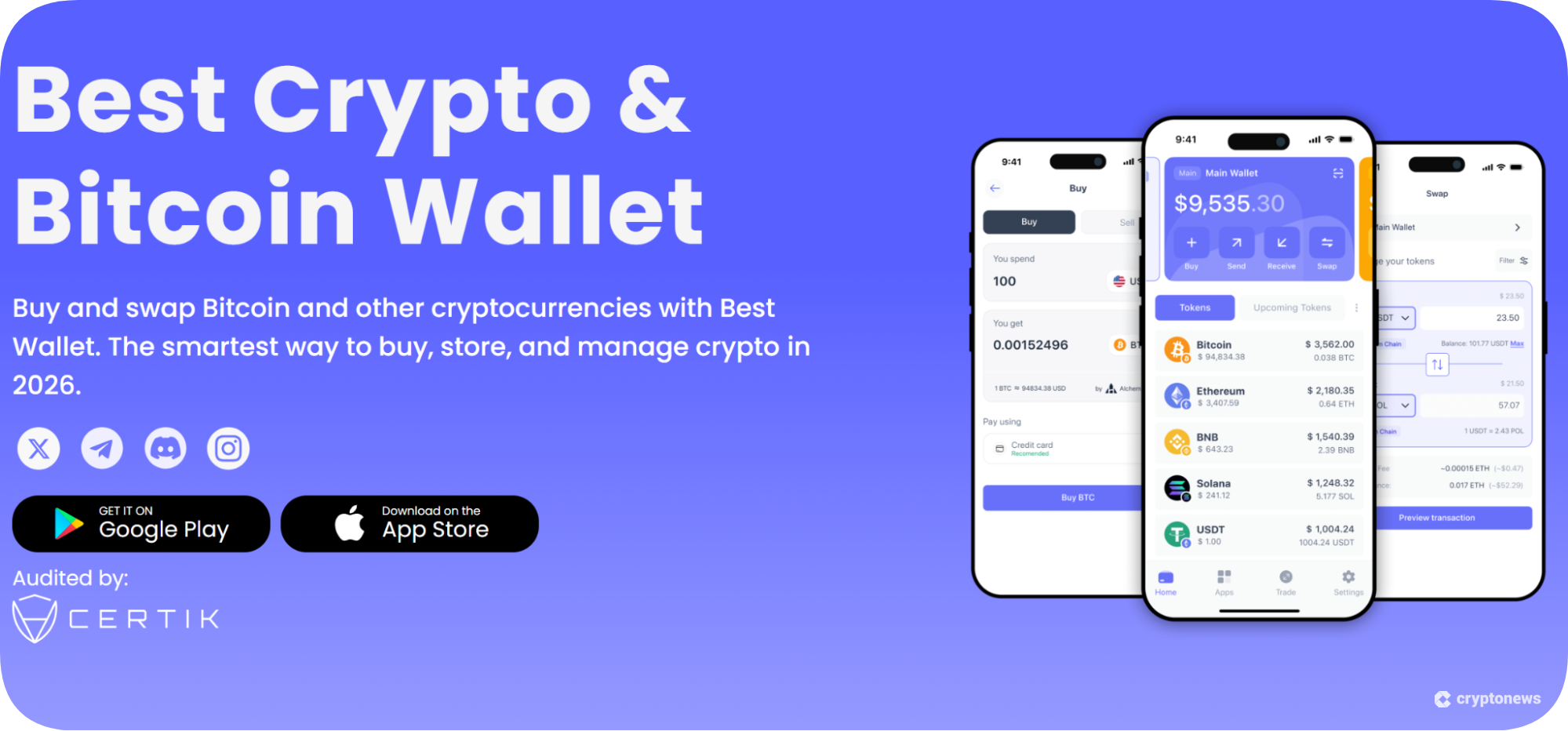 best wallet homepage