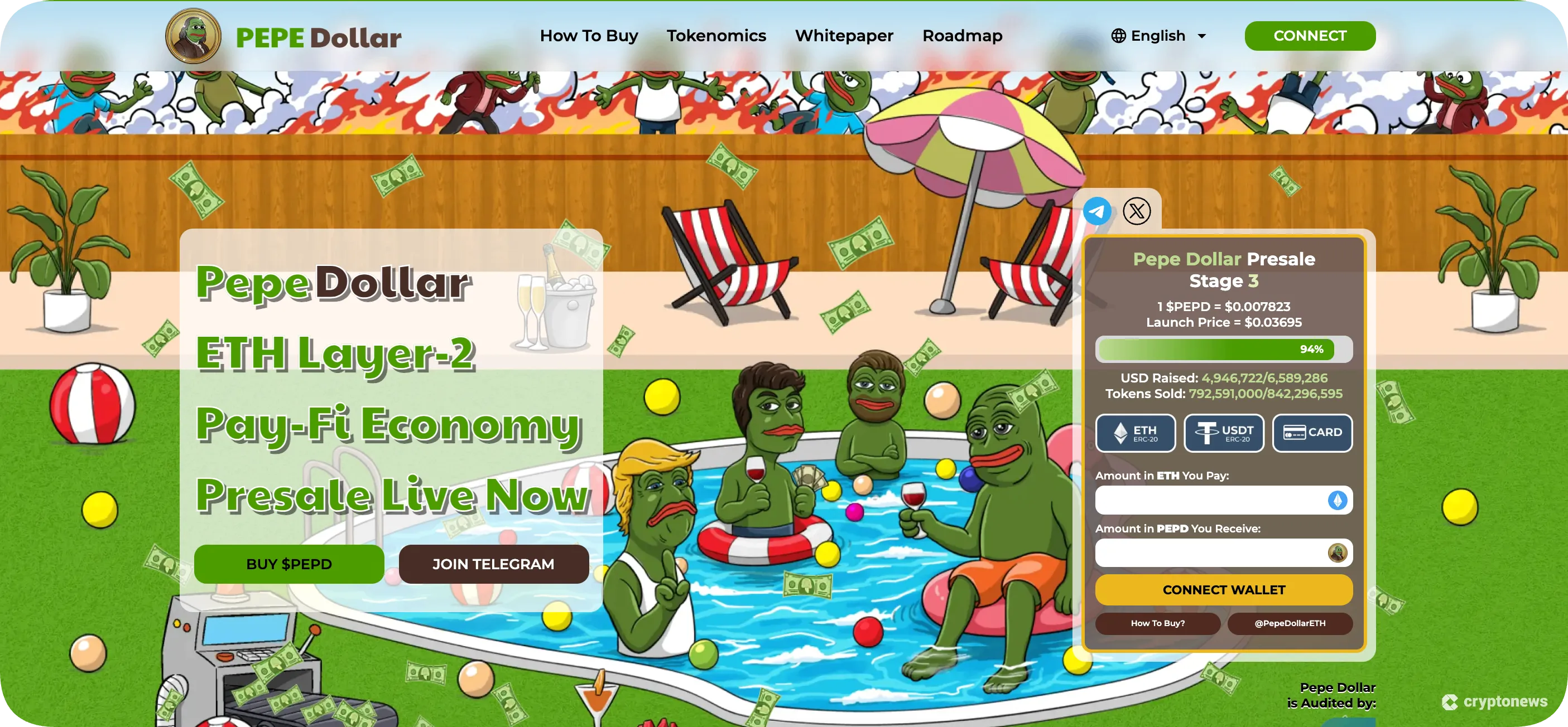 pepe dollar ico