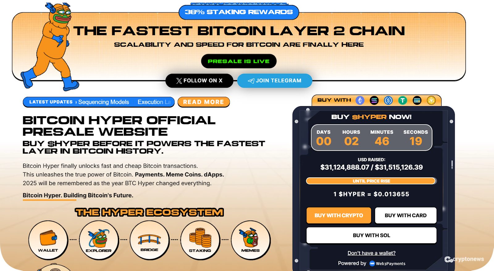 bitcoin hyper official presale website 2026
