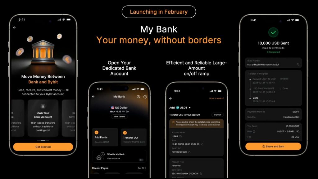 Bybit Dollar Accounts - Image from Livestream