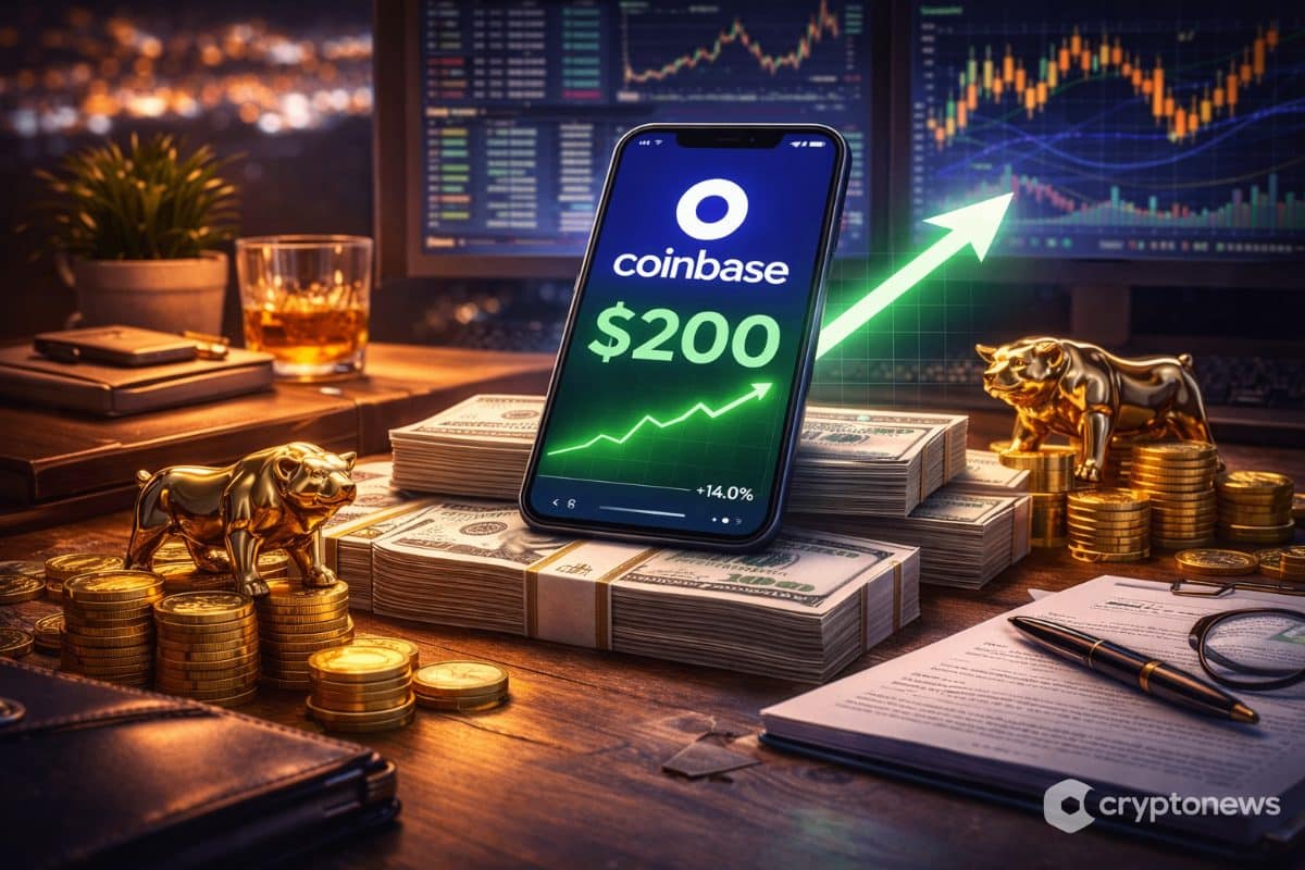 Coinbase stock (COIN) price is stuck at $200 and needs either a Bitcoin breakout or fresh guidance to decide the next move.