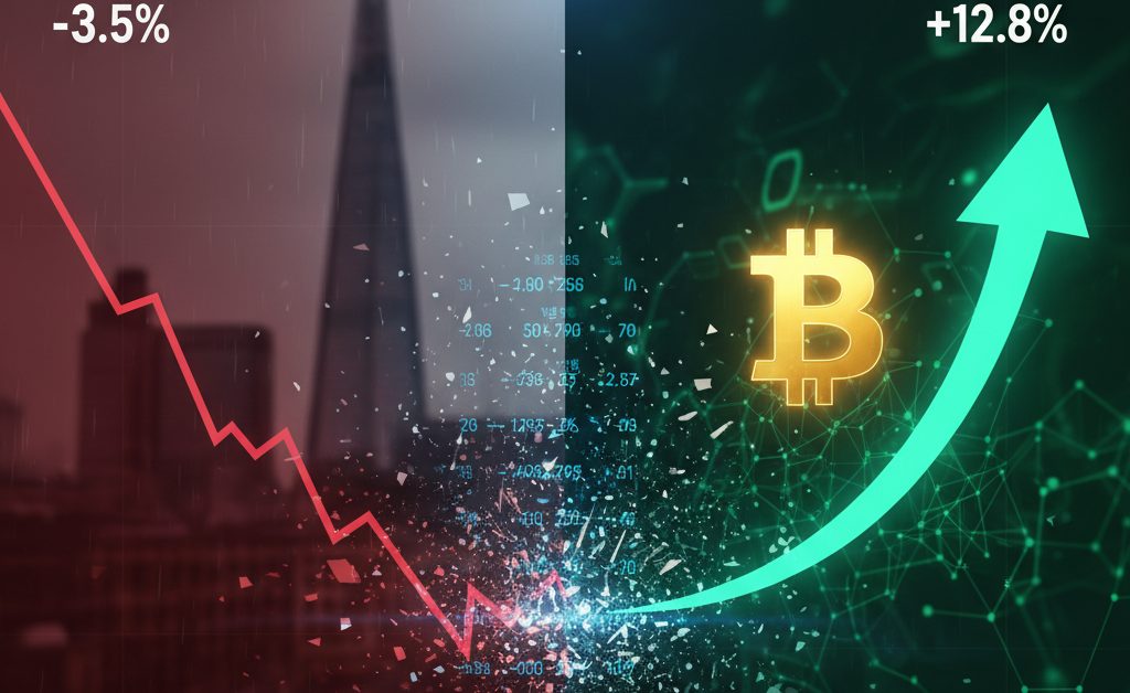 Bitcoin Decouples from Sinking FTSE 100 as Gilt Yields Surge