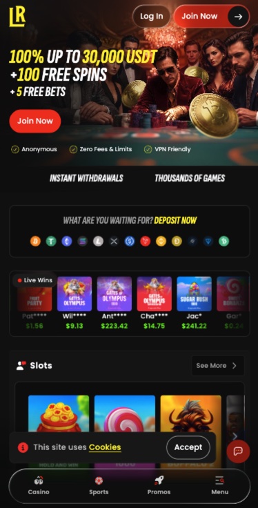 Luckyrollers best crypto sports betting site