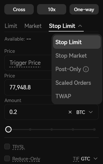 edgeX options
