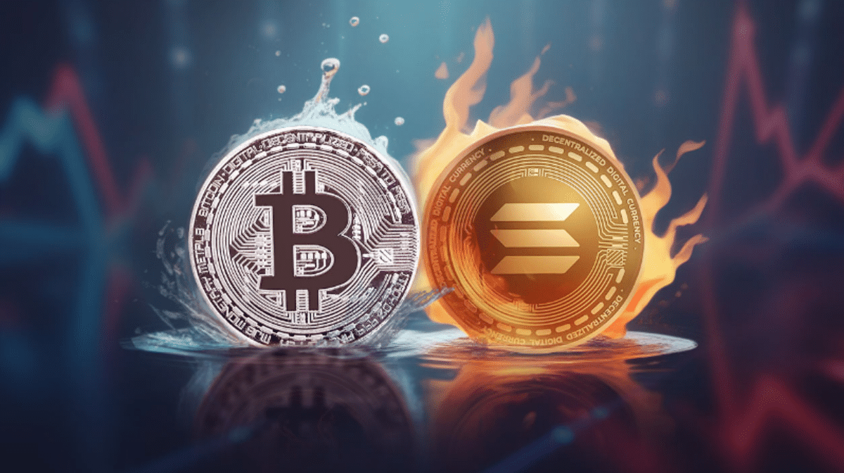 Subida criptomonedas hoy: SOL repunta 25% y BTC alcanza los 35.000