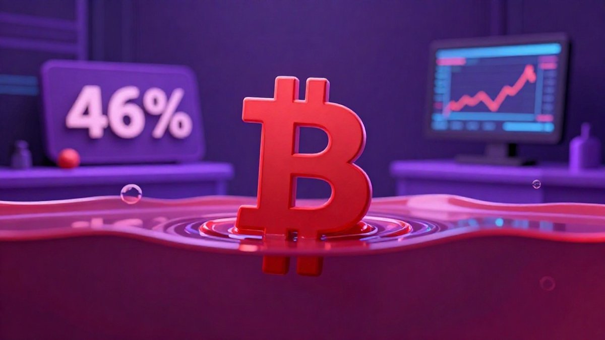 El 46% del suministro de Bitcoin está en pérdidas