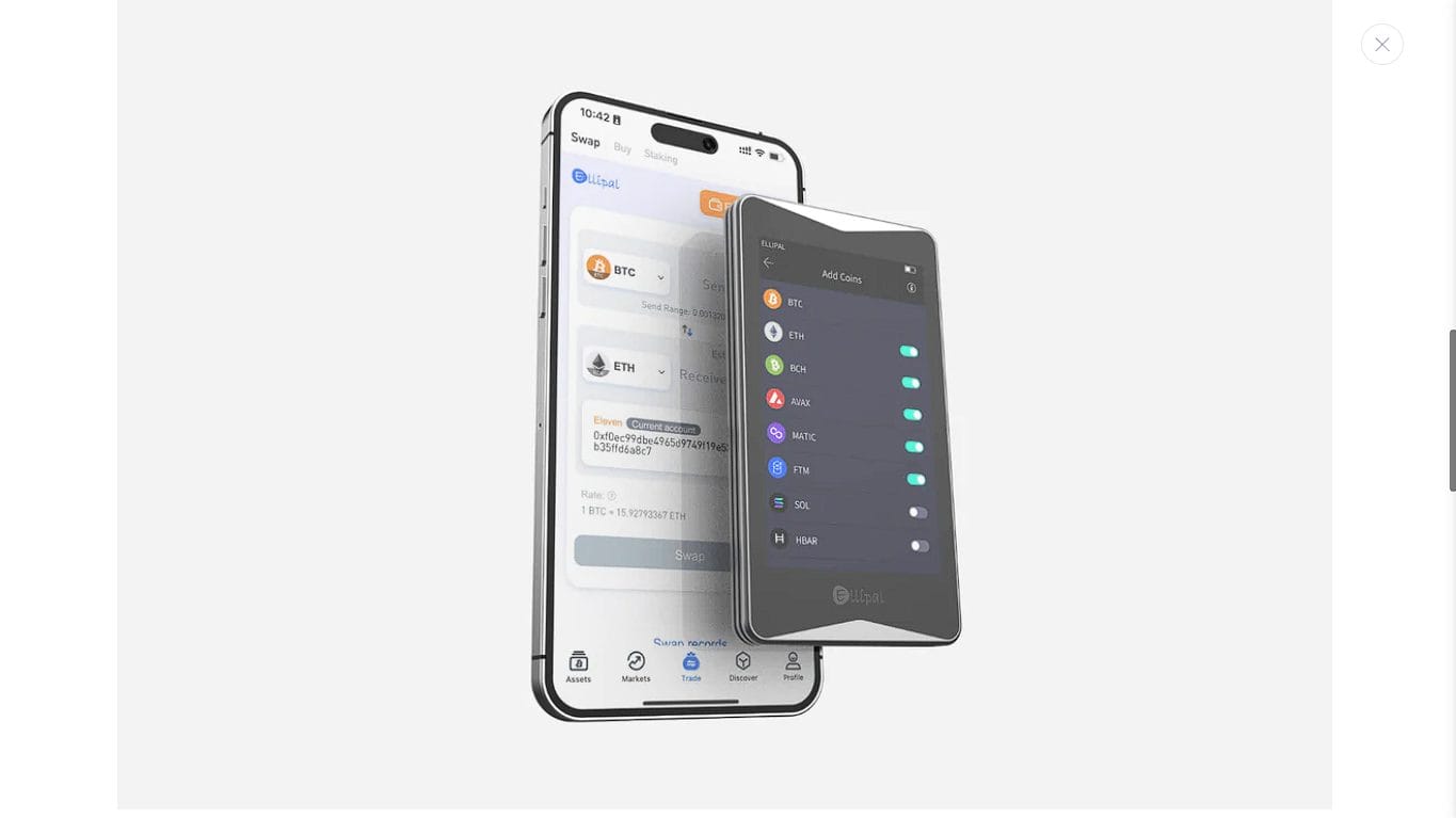Melhor Bitcoin wallet - Ellipal