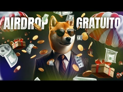 VÁRIOS AIRDROPS🤑Como participar e ganhar criptos de GRAÇA