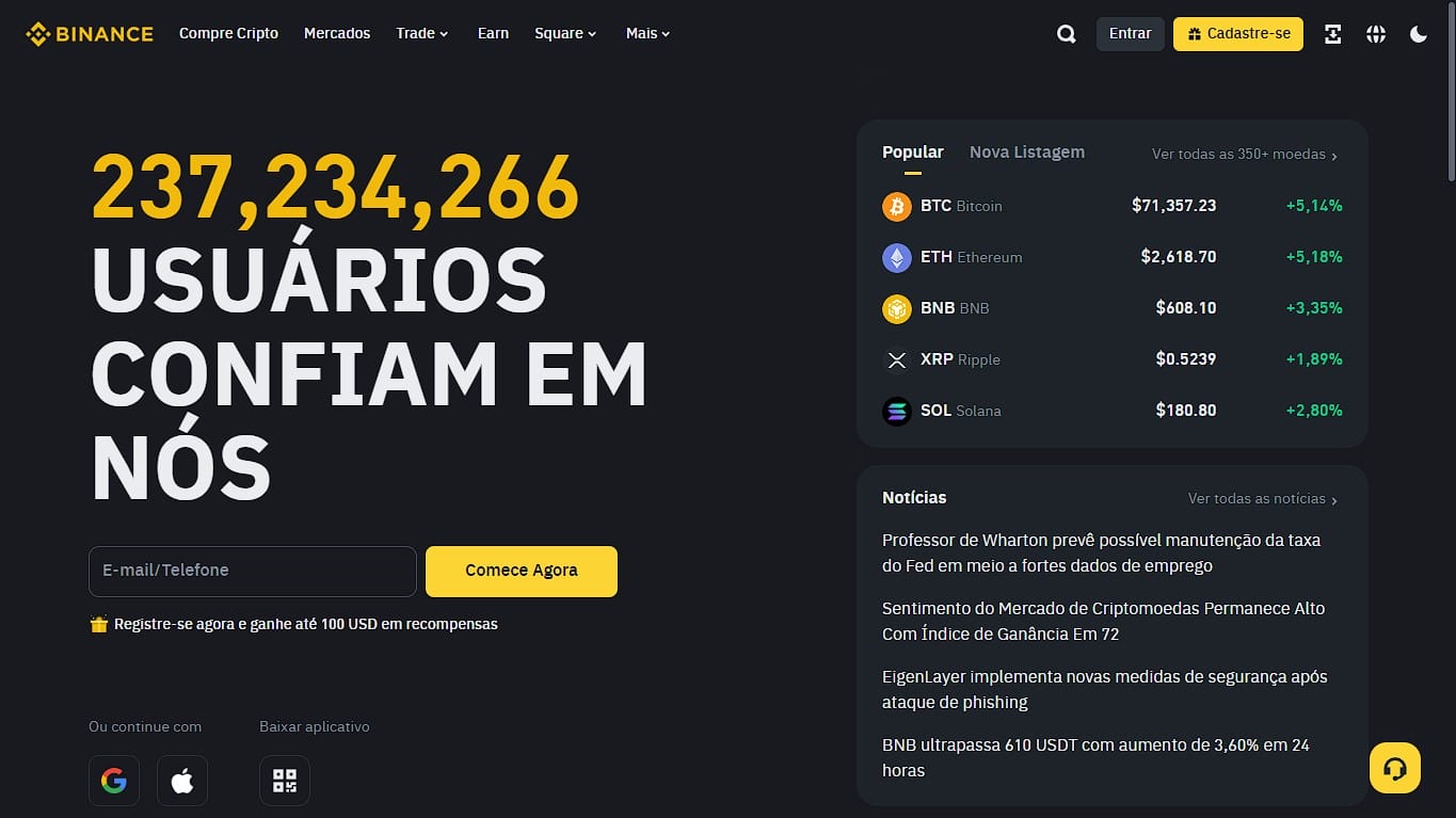 Day trade de criptomoedas na binance