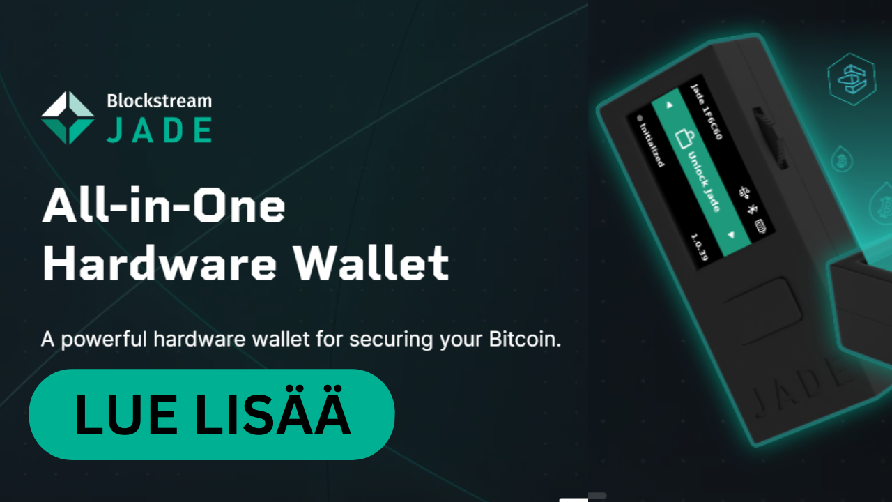 Blockstream Jade tuotteet