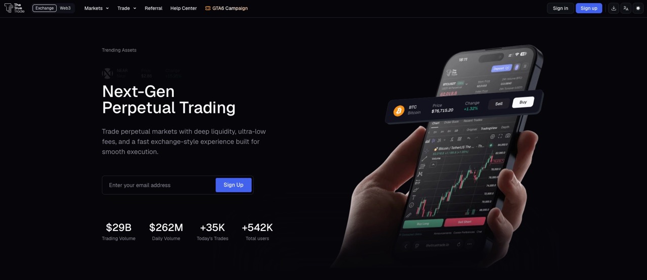 The True Trade Startseite